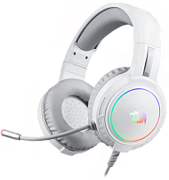Наушники-гарнитура игровые Redragon Mento RGB белый Наушники-гарнитура игровые Redragon Mento RGB белый