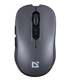 Мышь беспроводная Defender Gassa MM-105 бесшумная серый