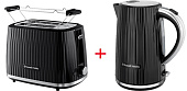 Тостер Russell Hobbs 27371-56 черный + Электрический чайник 27361-70