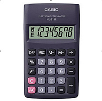 Калькулятор карманный CASIO HL-815L-BK-W-GP Калькулятор карманный CASIO HL-815L-BK-W-GP