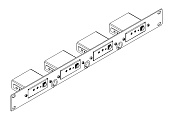 Адаптер Kramer RK-4PT 1U для 19'' стойки для 4 приборов PicoTools