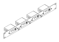 Адаптер Kramer RK-4PT 1U для 19'' стойки для 4 приборов PicoTools