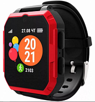 Смарт часы Geozon G-Kids 4G Ultra черный-красный