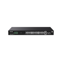 PoE-коммутатор с облачным управлением 26GE+2SFP Tenda TEG2228P-24-410W с 24-Port PoE черный
