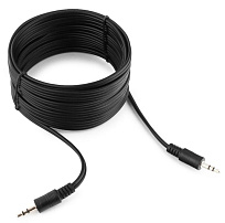 Кабель аудио Cablexpert CCA-404-5M, джек3.5 / джек3.5, 5.м черный