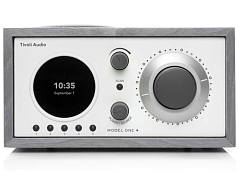 Радиоприемник с часами Tivoli Model One+ Цвет: Серый/Белый [Grey/White]
