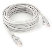 Патч-корд 5м UTP Cablexpert PP31-5M кат5e серый