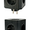 Сетевой фильтр Cablexpert Tower TWR-9-U4-B-2, 9р, 16А, 4хUSB, 3.1А, 2м, ур.защ. 4+, коробка черный