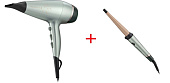 Фен Remington AC5860 зеленый + Плойка конусная CI5860 зеленый