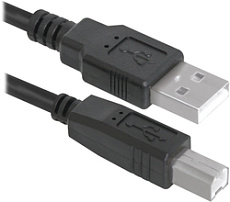 Кабель Defender USB04-10 USB2.0 AM-BM, 3.0м (ДЛЯ ПРИНТЕРА)