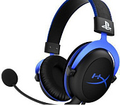 Наушники-гарнитура игровые HyperX HX-HSCLS-BL/EM Cloud Blue for PS4