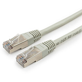 Патч-корд FTP Cablexpert PP22-7.5m кат.5e, 7.5м, литой, многожильный (серый)