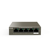 PoE-коммутатор Tenda TEG1105P-4-63W 5-port Gigabit Ethernet с 4-port PoE бронзовый