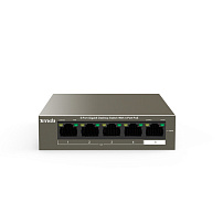 PoE-коммутатор Tenda TEG1105P-4-63W 5-port Gigabit Ethernet с 4-port PoE бронзовый