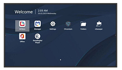 Коммерческий дисплей Viewsonic 65" CDE6514-2C черный