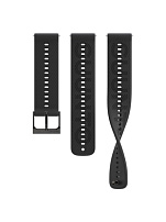 Ремешок силиконовый для часов Suunto 22 мм ALL BLACK S+M