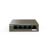 PoE-коммутатор Tenda TEF1105P-4-63W 5-port 10/100Mbps с 4-port PoE бронзовый