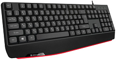 Клавиатура проводная Defender Atom HB-546 USB RU, черный