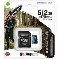 Карта памяти microSD 512GB Kingston SDCG3/512GB