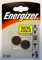 Элемент питания Energizer CR2025 -2 штуки в блистере.