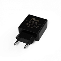 Зарядное устройство сетевое Ritmix RM-2025AC черный 2 USB