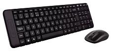 Комплект клавиатура+мышь Logitech MK220 черный