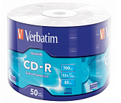 Оптический носитель CD-R Verbatim 43787 50шт. 52X 700MB WRAP EXTRA PROTECTION