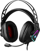 Наушники-гарнитура игровые Redragon Cadmus RGB черный