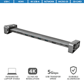Разветвитель Trust Dalyx Aluminium 10-in-1 USB-C 