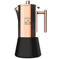 Кофеварка гейзерная Cecotec Moking 200 бронза