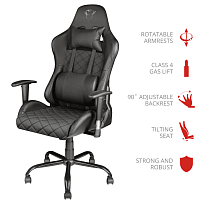 Игровое кресло Trust GXT 707G Resto черный