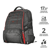 Рюкзак Trust GXT 1250 Hunter Gaming 17,3" черно-красный