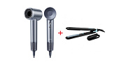 Фен Laifen Swift Special серебристый синий + Выпрямитель Ufesa PP5100