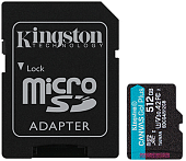 Карта памяти MicroSD 512GB Class 10 U3 Kingston SDCG4/512GB
