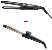 Выпрямитель Remington S5515 черный + Плойка CI5319 черный
