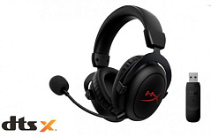 Наушники-гарнитура игровые HyperX 4P5D5AA Cloud Core wireless DTS черный