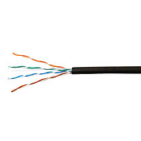 Кабель SkyNet Light UTP outdoor 4x2x0,46, медный, FLUKE TEST, кат.5e, однож., 305 м, box, черный