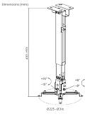 Крепление для проектора на потолок Eco Estelar PRB-2G