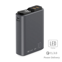 Зарядное устройство Power bank Olmio QS-10, 10000mAh черный Зарядное устройство Power bank Olmio QS-10, 10000mAh черный