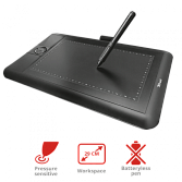 Графический планшет Trust PANORA WIDESCRN TABLET черный