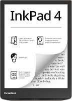 Электронная книга PocketBook PB743G серебряный