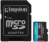 Карта памяти MicroSD 64GB Class 10 U3 Kingston SDCG4/64GB