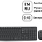 Комплект беспроводной клавиатура+мышь Logitech MK235 черный/серый