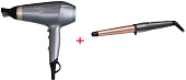 Фен Remington AC8820 черный + Плойка конусная CI83V6 черный